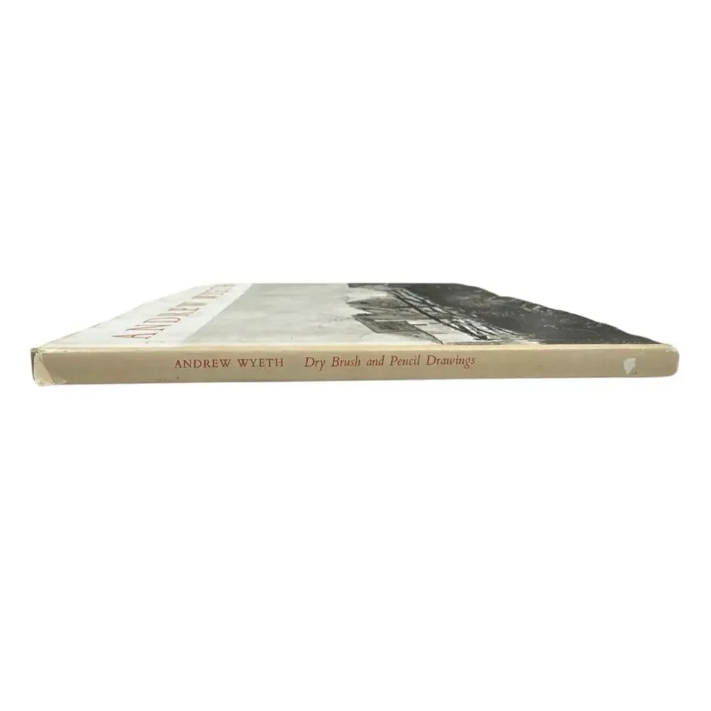 Vintage 1963 Andrew Wyeth Dry Brush and Pencil Drawings Book